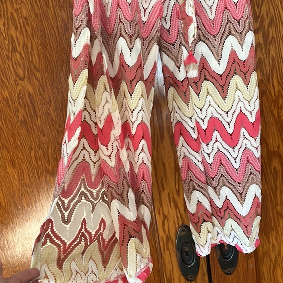 Trina Turk Palasides Cover Up Pants in White Geranium NWT - Picture 7 of 13